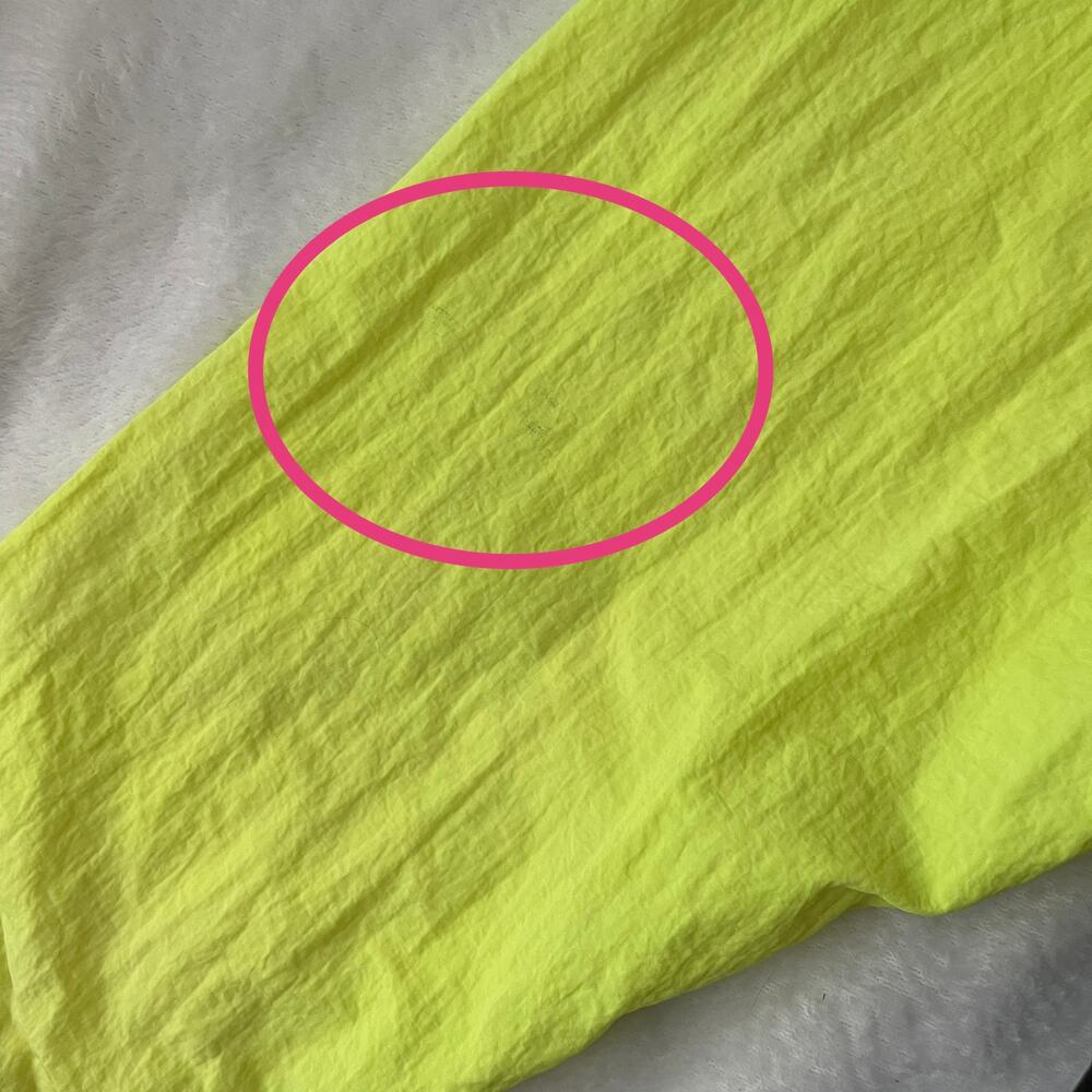 Vtg B-Club Baseball Jacket S/M Black Neon Yellow Coat Snap Retro Streetwear - Picture 10 of 14